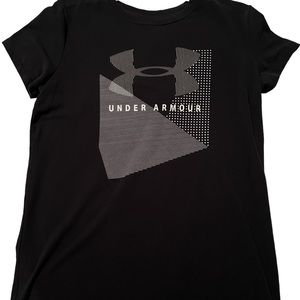 Under Armour black and white logo t-shirt